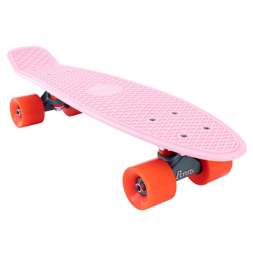 Penny Pink Skateboard with Orange Wheels NWOT